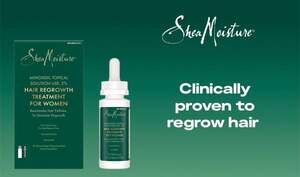 SheaMoisture Minoxidil Topical USP 2% Hair Regrowth Treatment Women 2 fl oz